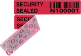 Non Transfer Security Labels (70.0mm x 15.0mm)