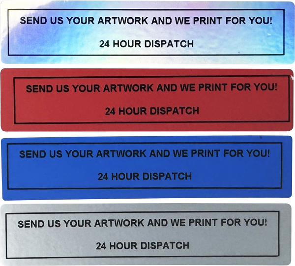 Custom Design Total Transfer Security Labels (70.0mm x 15.0mm)