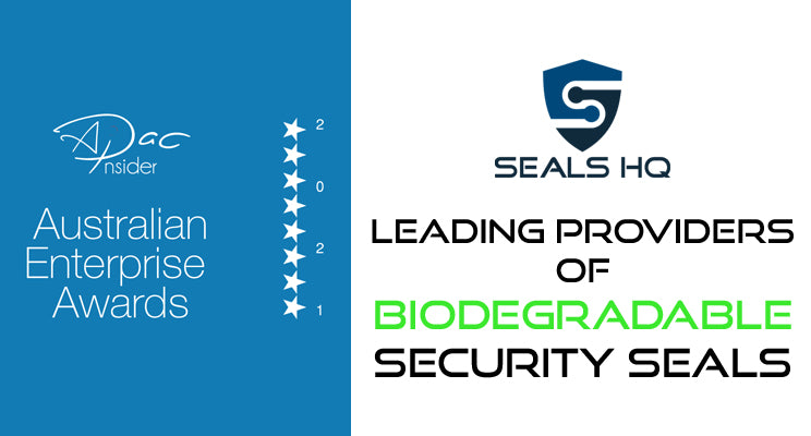 Seals HQ recognised as Leading Providers of Biodegradable Security Seals