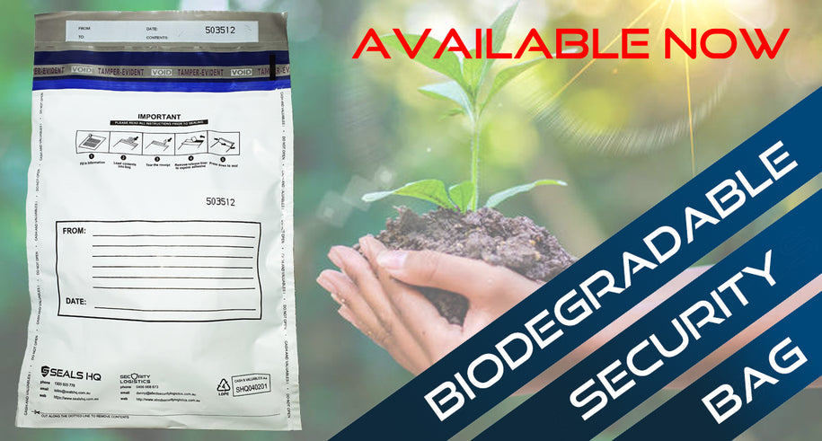 Biodegradable Security One Time Use Bags now IN STOCK!