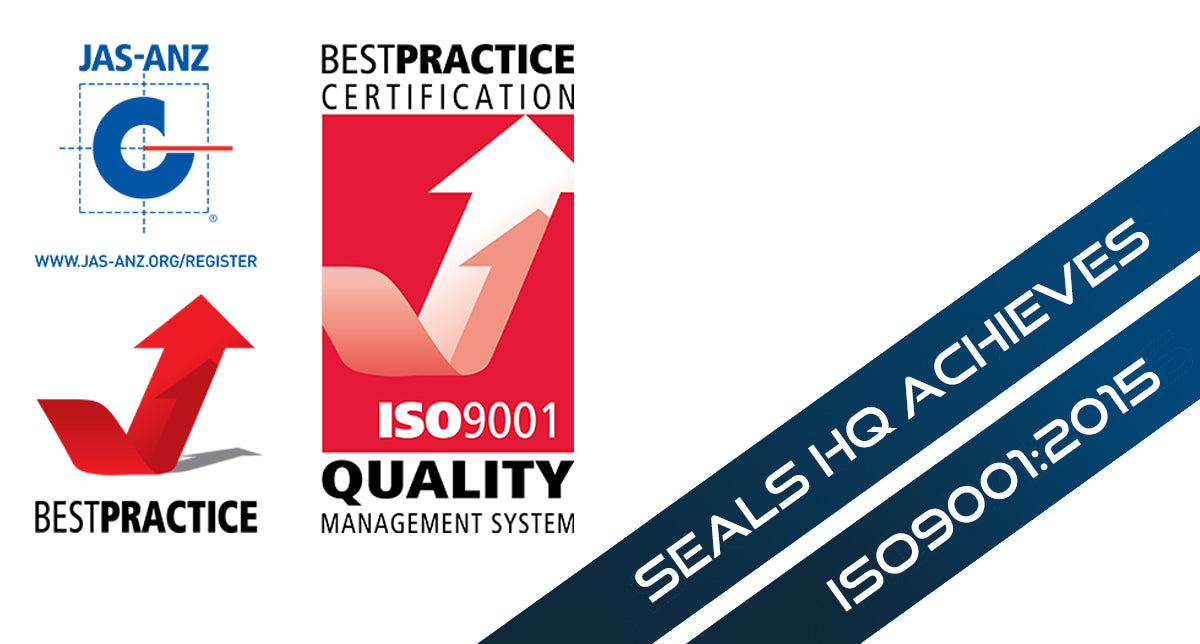 Seals HQ achieves ISO9001:2015 Certification
