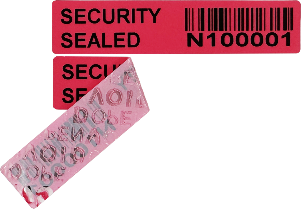 Non Transfer Security Labels (70.0mm x 15.0mm)