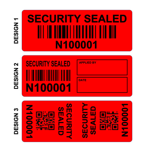 Non Transfer Security Labels (70.0mm x 30.0mm)