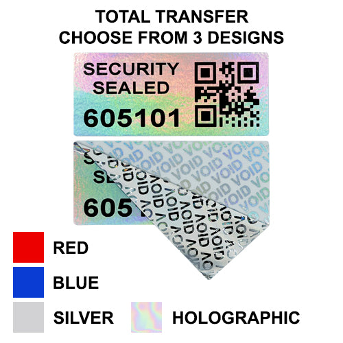 Total Transfer Security Labels (70.0mm x 30.0mm)