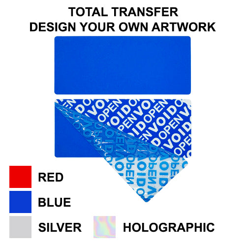 Custom Design Total Transfer Security Labels (70.0mm x 30.0mm)