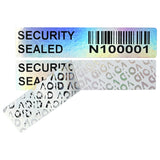 Total Transfer Security Labels (70.0mm x 15.0mm)